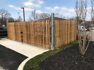 Commercial Fence, a Commercial from All Type Fence: ATF_Commercial_Installation_2_-_trash_enclosure